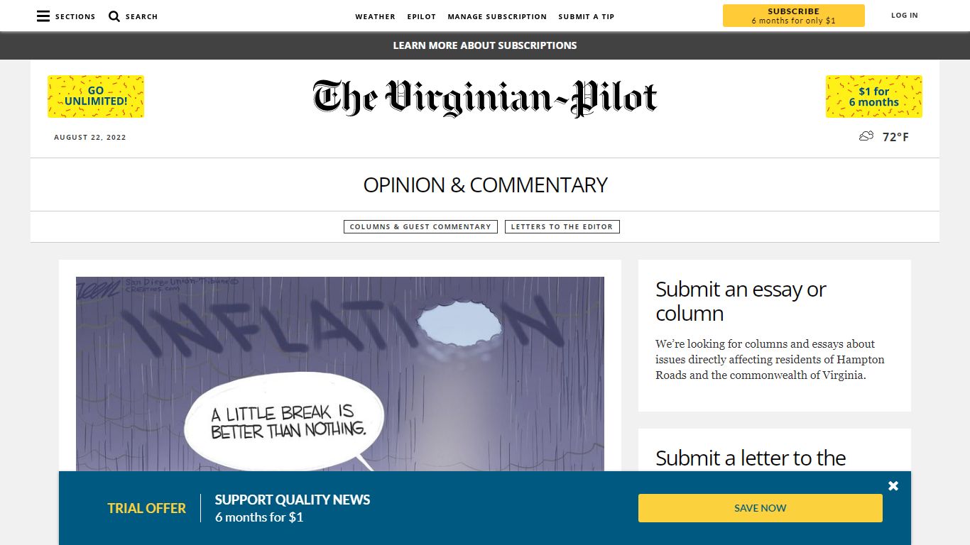 Opinion & Commentary - The Virginian-Pilot