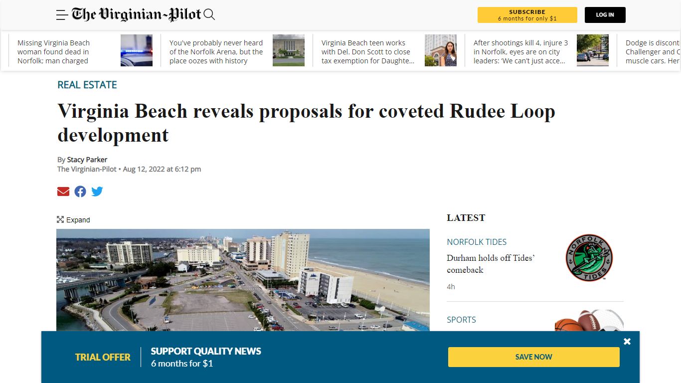 Virginia Beach reveals proposals for coveted Rudee Loop development ...